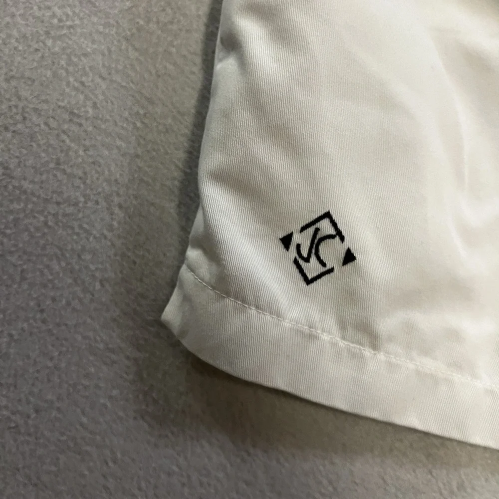 Vintage 70s 80s Slazenger Jimmy Connors Tennis Shorts White JC Sport Adult 38